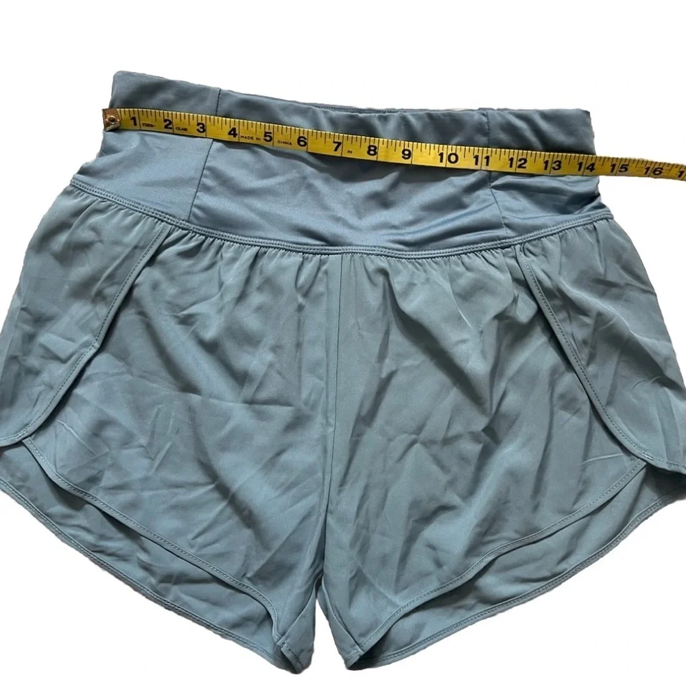 Love Tree Blue High Waisted Running Athletic Shorts NWT M
